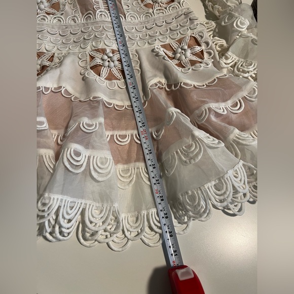 White Embroidered/Lace Dress - Picture 11 of 11